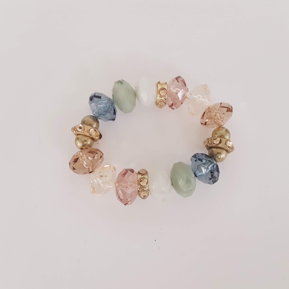 πNew Anthropologie Bracelet Stone Mixed Media π - Picture 2 of 8